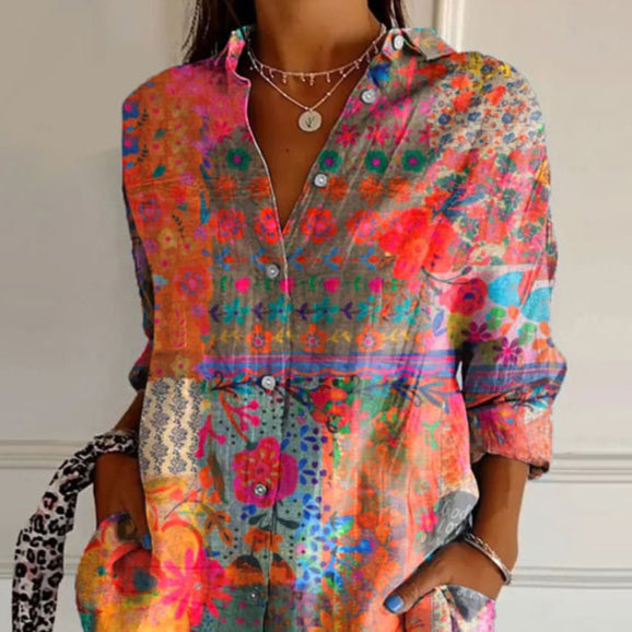 Irati | Blusa floral atemporal para mujer