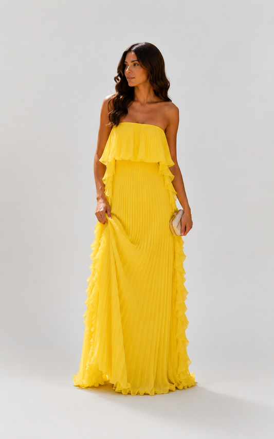 Vestido Rebeca™ | Luz, Movimiento y Elegancia Tropical