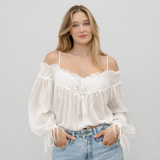 Blusa Ibiza con flecos